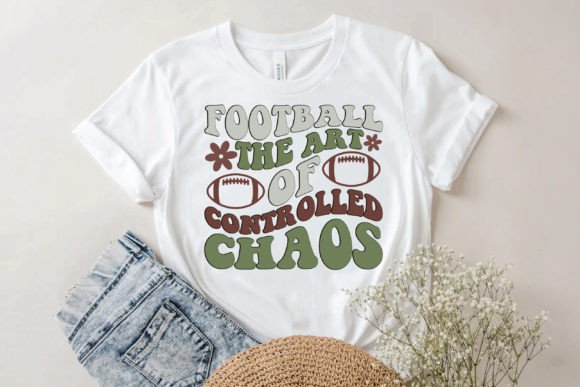 Football the Art of Controlled Chaos SVG: Graphics for Crafts-Driven Branding