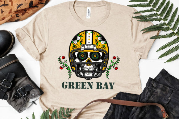 Green Bay Football Helmet Gift: Graphics for Crafts