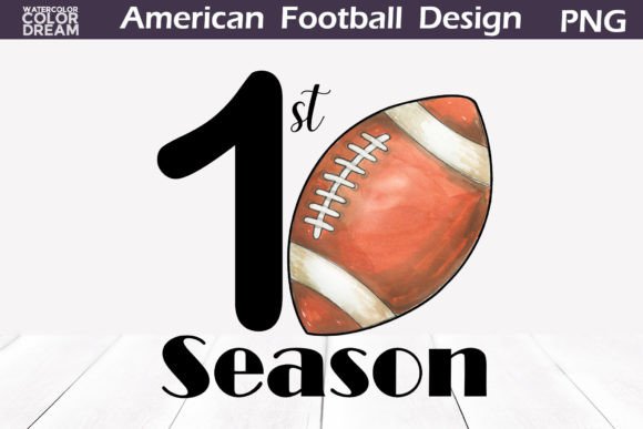 My First Season Football Graphics for Crafts