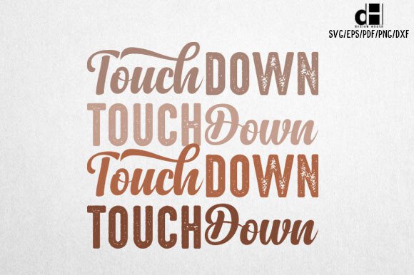 Touchdown- Football SVG PNG Design